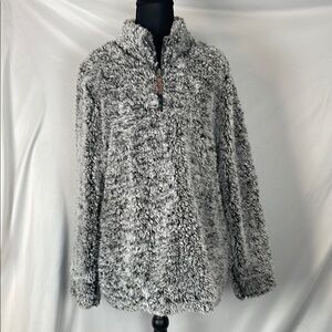 Cozy Gray Fleece Pullover